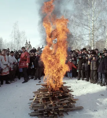 Купить чучело Масленицы для сжигания в Москве и Области | Art-Active