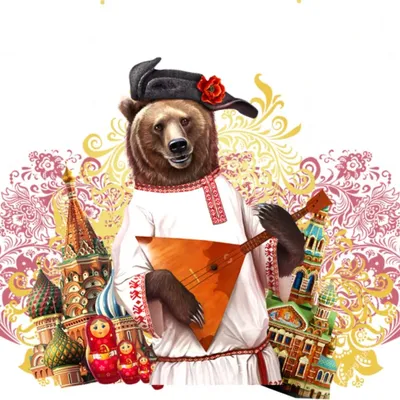 Новым символом российского футбола стал черный медведь Артемия Лебедева