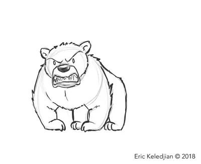 Рисунок карандашом :: Не мое :: рисунок :: медведь / смешные картинки и  другие приколы: комиксы, гиф анимация, видео, лучший интеллектуальный юмор.