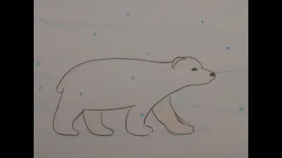 Рисунок Ненецкая сказка Белый медведь и бурый медведь №4973 - «Сказки  родного края» (09.01.2024 - 03:11)
