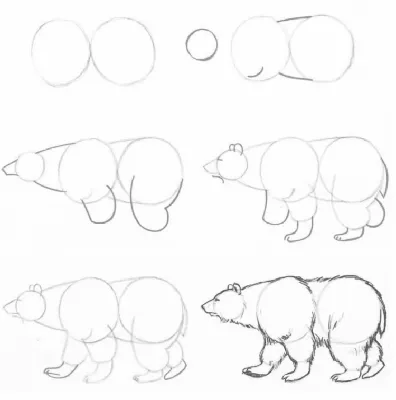 Художник нарисовал медведя и ежедневно добавлял детали. Но процесс вышел  из-под контроля.. | Пикабу