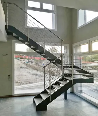 Металлическая лестница на второй этаж ЛС-2063 - купить в Москве, цена от  849000 руб.