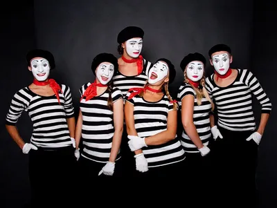 Женский костюм для косплея мима, привлекательный смешной цирковый костюм  клоуна для Хэллоуина | AliExpress