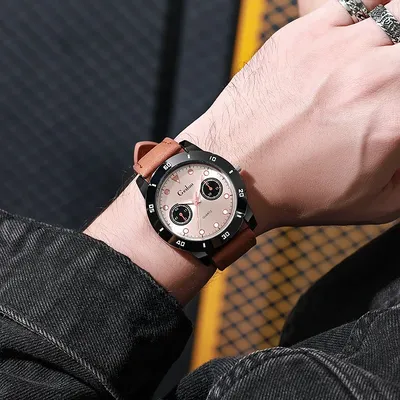 Модные мужские часы geneva black из стали календарь дата квар...: цена 350  грн - купить Наручные часы на ИЗИ | Погребище
