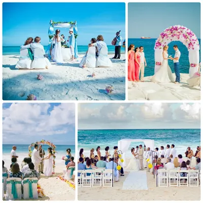 Фотк с романтической свадьбы на море | Свадьба на берегу моря Фото №1319827  скачать