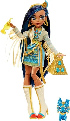 Amazon.com: Monster High Cleo De Nile Doll in Monster Ball Party Dress with  Themed Accessories Like a Scepter : Everything Else