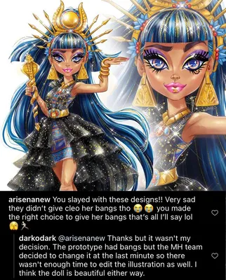 we were so close to getting monster ball cleo bangs… : r/MonsterHigh