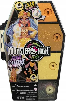 Кукла Mattel Monster High Straszysecrets - Клео де Нил - Кукла с  аксессуарами Монстр Хай HNF76 купить в Москве | Доставка по России.