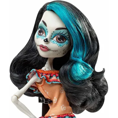 Купить куклу Скелита Калаверас Skelita Calaveras Карнавал Monster High  Монстер Хай недорого в интернет-магазине