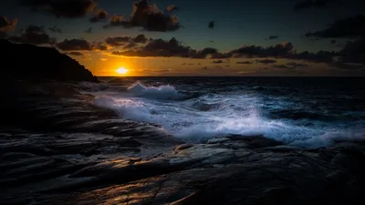 картинки : Морской пейзаж, закат солнца, океан, солнце, пляж, берег,  горизонт, воды, море, природа, небо, Сценический, Красочный, оранжевый,  Рыжих, вечер, смеркаться, Сумерки, Cleveleys Beach, Ланкашир, Англия,  Великобритания 2200x1237 - - 1368528 ...