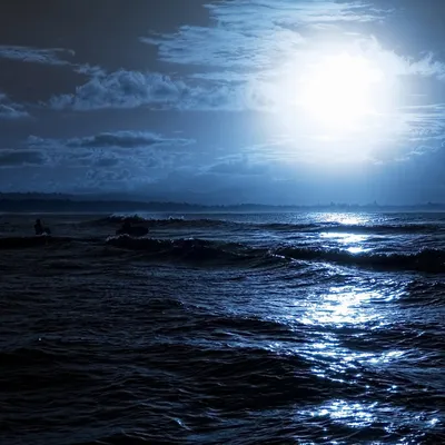 Обои ночное море - фото и картинки: 62 штук