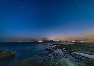 На берегу моря ночью — Фото №277889