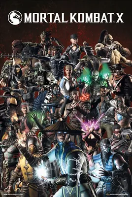 Mortal Kombat X - Gaming Poster (Characters) (Size: 24\" x 36\") | eBay