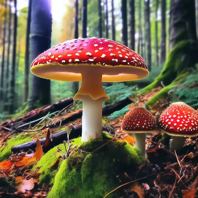 Мухомор красный\" Amanita muscaria …» — создано в Шедевруме