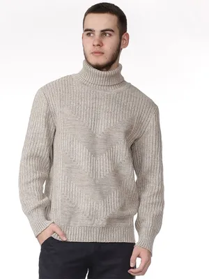Мужской черный свитер PRPY PMKNIGOK0011 — MD-Fashion