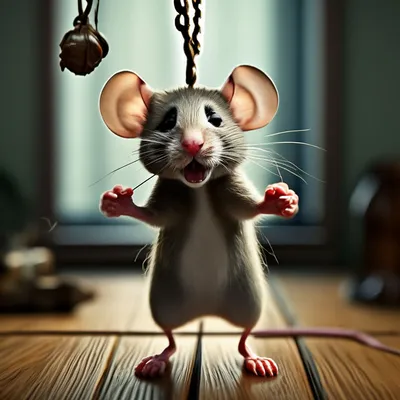 Мыши в ловушке: история о том, как они построили новый дом и попали в  неприятности» — создано в Шедевруме