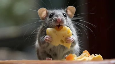мышь ест кусочки сыра, смешные картинки с мышами, смешной, милый фон  картинки и Фото для бесплатной загрузки