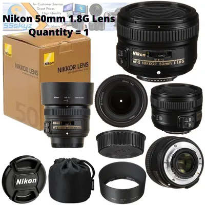 Lens For Nikon 50mm 1.8 G Nikkor Af S f/1.8G Series Auto Manual Focus –  SSskyz