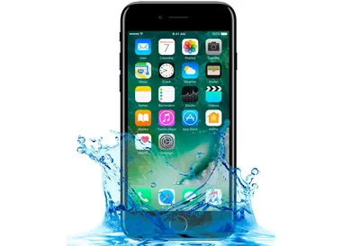 Жидкий чехол с блестками для iPhone 7 Plus с принтом «Краска в воде» —  купить в интернет-магазине Case Place