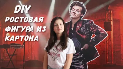 DIY Гарри Стайлс в полный рост из картона | Ростовая фигура Harry Styles |  Vika Line - YouTube