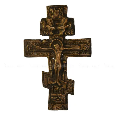 Поморский старообрядческий наперсный крест, XVIII век - Наперсные кресты -  Каталог Меднолит