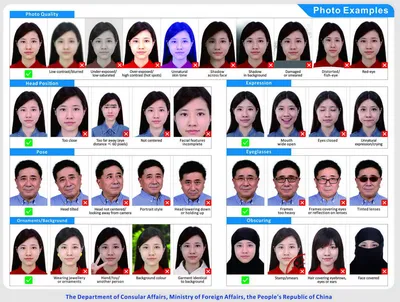 Требования к фотографиям - Виза в Китай | Визовый центр стран Азии -  asiavc.ru