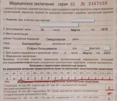 Медсправка для водителей (форма 083/о) | Medspravki.in.ua