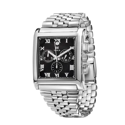 Купить серебряные мужские наручные часы НИКА CELEBRITY артикул  1064.0.9.51H.01 с доставкой - nikawatches.ru