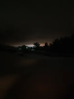 Светлое небо ночью | Пикабу