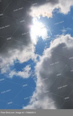 Вид на красивое небо с облаками :: Стоковая фотография :: Pixel-Shot Studio
