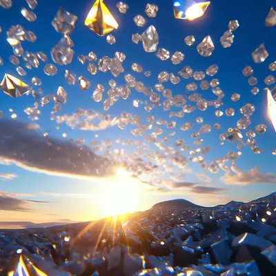 Небо в алмазах , красиво, реалистично…» — создано в Шедевруме