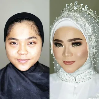 Жениху не узнать: 10 фото-преображений невест до и после макияжа -  Рамблер/новости