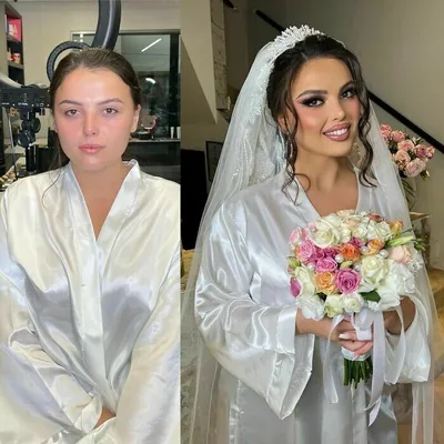 25 невест, которых свадебный макияж изменил до неузнаваемости | Mixnews
