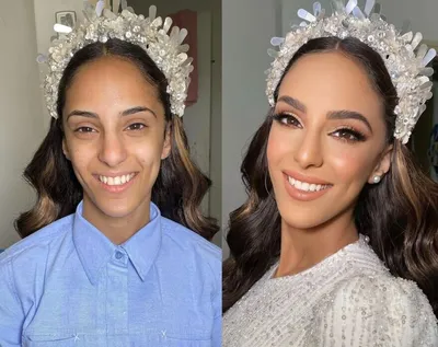 До и после макияжа: Невероятная трансформация невест - IVONA.UA
