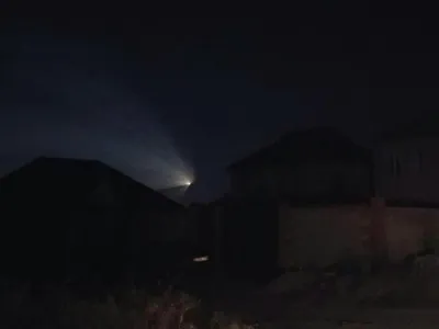 Два НЛО запечатлели в небе над воронежским Машметом