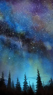 Картинки ночного неба со звездами - 54 фото