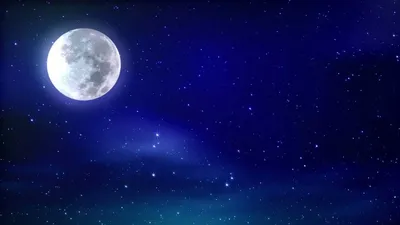 Ночное небо с луной (87 лучших фото)