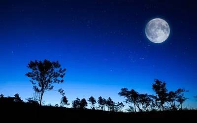 луна небо галактика ночное небо, Вселенная, яркий, Ночное небо фон картинки  и Фото для бесплатной загрузки