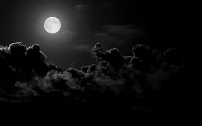 Ночное небо с Starrs, луной и облаками Стоковое Фото - изображение  насчитывающей звёздно, туманность: 153948946