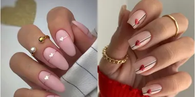 Стильный маникюр на День Влюбленных | Интернет-магазин гель-лаков  FRENCHnails - купить все для маникюра в Москве