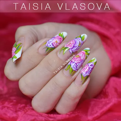 Купить 20 шт./компл. маникюрные украшения цветы украшения для ногтей цветы  аксессуары для ногтей маникюрша | Joom