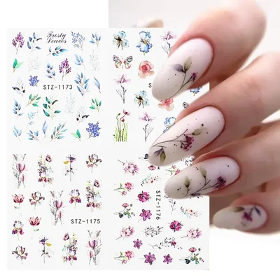 Elena _Маникюр- Педикюр - ДИЗАЙН ЦВЕТЫ 💐 . . Любите ли вы в дизайне ногтей  цветы????. Я себе на ногти не могу нарисовать красивых цветов,поэтому очень  часто пользуюсь слайдерами и наклейками!. .