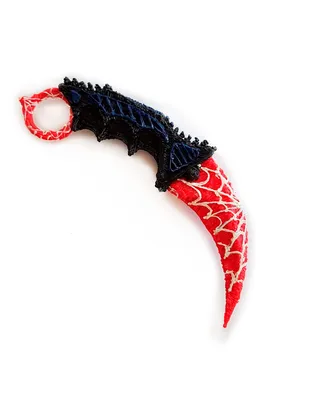 Игрушка «Нож-керамбит» из дерева под роспись | Крымский Сувенир
