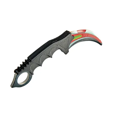 Деревянный нож Керамбит Волны изумруд Counter Strike: GO. КС ГО. - купить с  доставкой по выгодным ценам в интернет-магазине OZON (526505957)