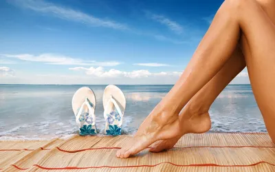 Эстетика ног и много моря 🌊 | Instagram