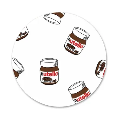 Nutella значки значок Металлические Значки для одежды | AliExpress