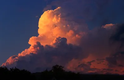 Облака на закате и просто красивое небо | Пикабу