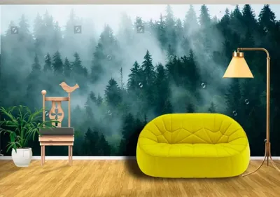 Фотообои флизелиновые Bartonwall 500x270 см Лес в тумане по цене 11500  ₽/шт. купить в Москве в интернет-магазине Леруа Мерлен