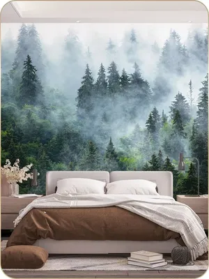 Фотообои флизелиновые Luxury Walls 300x270 см Туманный лес по цене 10900  ₽/шт. купить в Саранске в интернет-магазине Леруа Мерлен