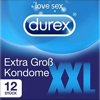 Дюрекс Очень большие презервативы, Durex Extra Large Condoms, 12 — ApoZona